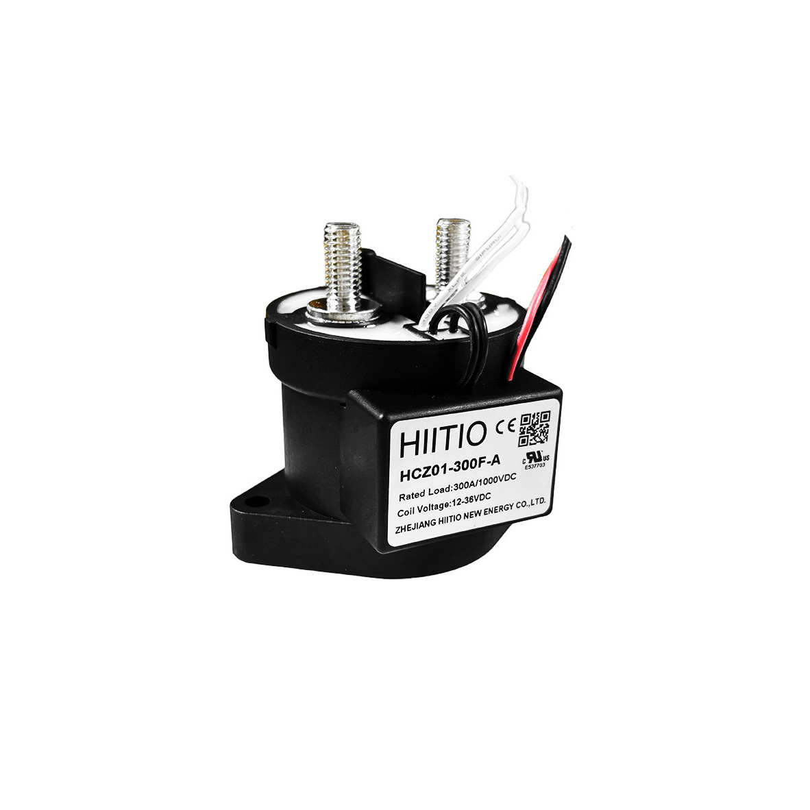 HCZ01-300F UL CE Approved High Load Current High Voltage DC Contactor Relay 1000V 300A 12-36V Magnetic Coil EV Contactor