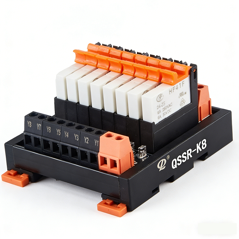 Ultra-compact Thin-type Solid State Relay PLC Compatible DC Control to DC/AC Output 6A SPST-NO Relay 8P/4P Pins