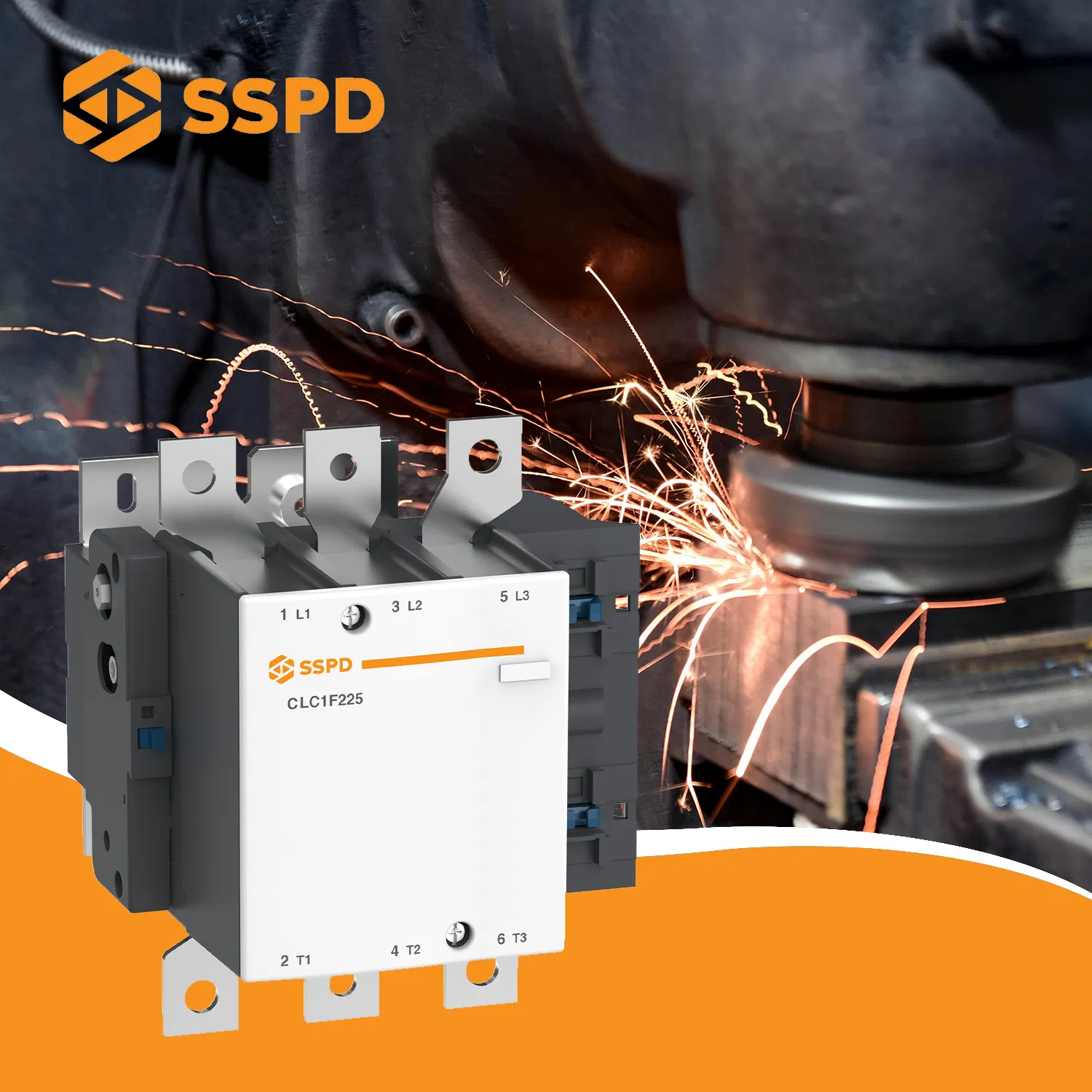 LC1 F Series 225A AC Contactor Magnetic Starter 3-Phase with Mechanical Interlocking 30 Years Experience Manufacturer
