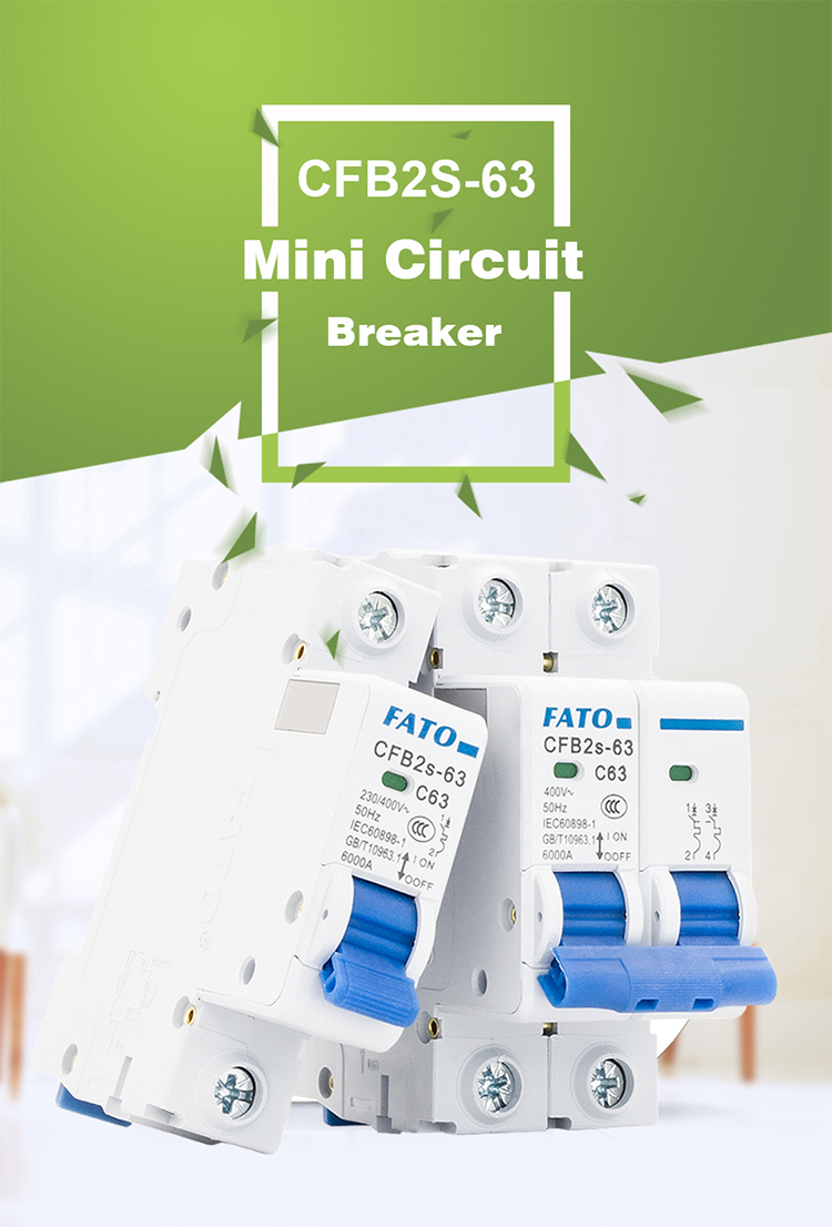 FATO MCB Electrical Miniature Circuit Breaker Overloads and Short Circuits Protection