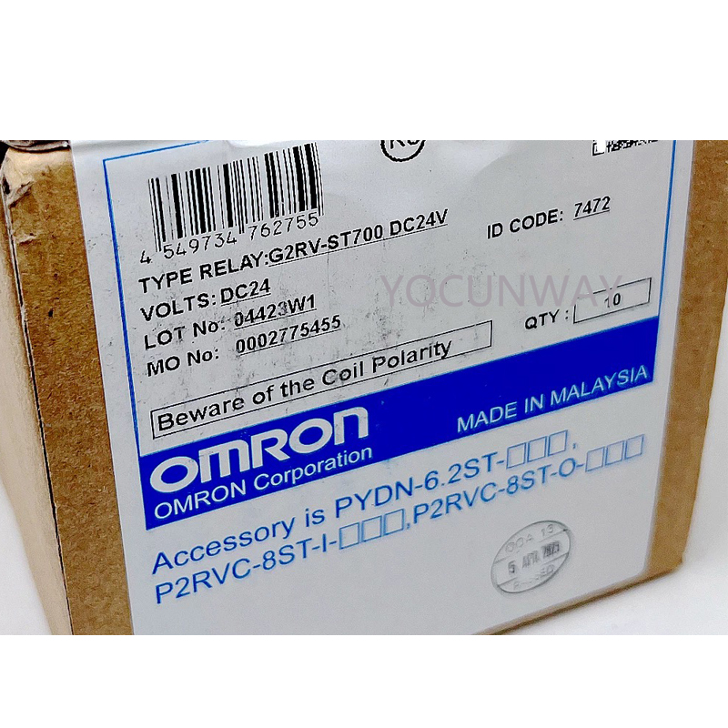 Authentic Original Genuine OMRON Solid State Relay G2RV-ST700 DC24 G2RV-SR500 DC24V G2RV-SR700 DC24V