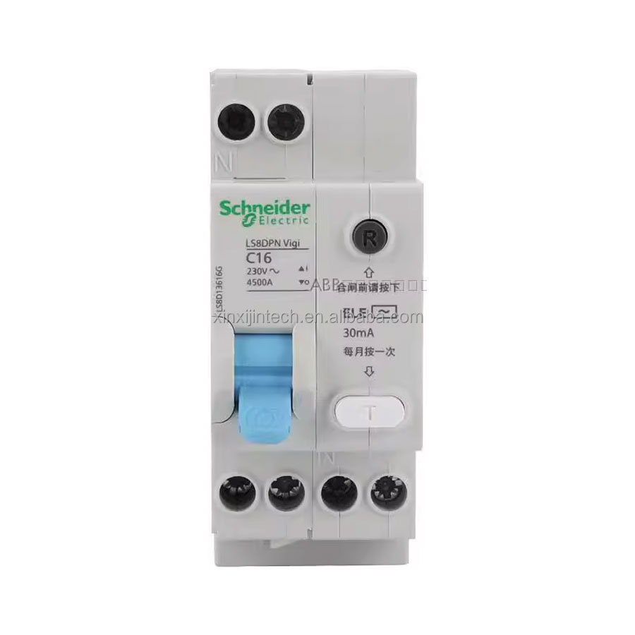 Schnei der LS8DPN Series Miniature Vacuum Contactor Switch ELCB RCBO RCCB LS8DPN 1P+N C6/10/16/20/25/32/40A Breaking 4.5kA