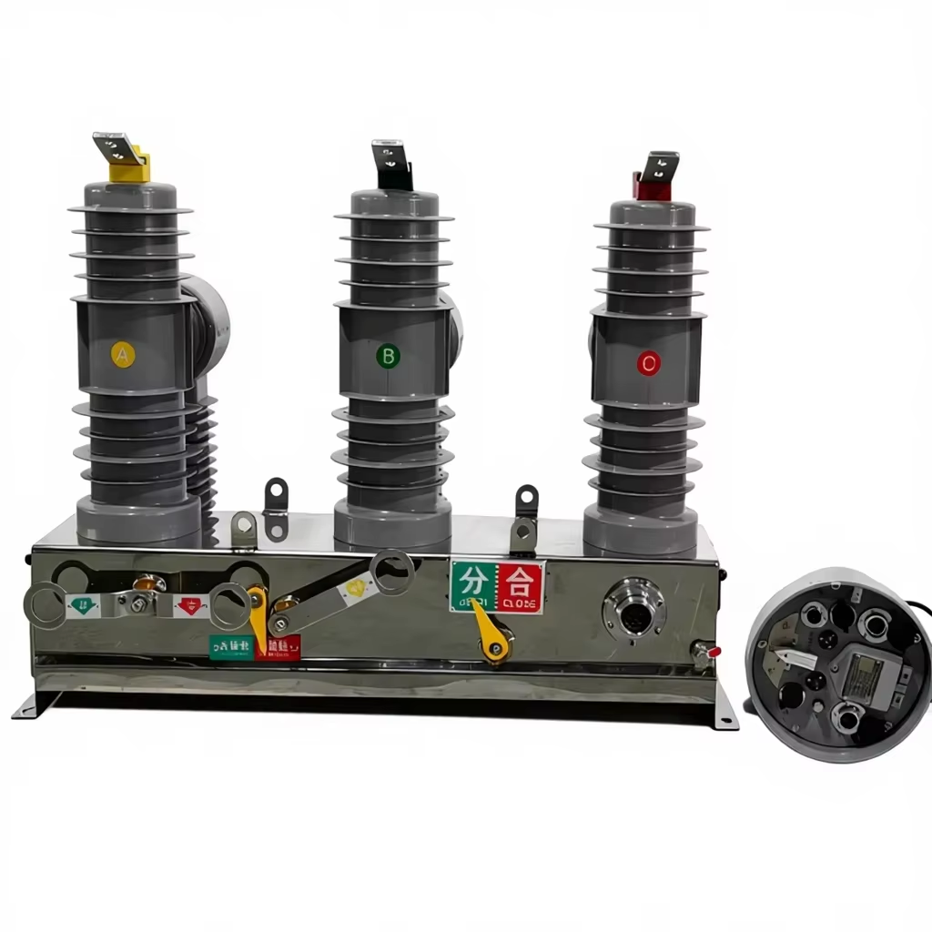 Customized ZW32-12 Series 3-Phase AC High-Voltage Pole-Mounted Vacuum Circuit Breaker, Automatic Recloser Equipped with Electric