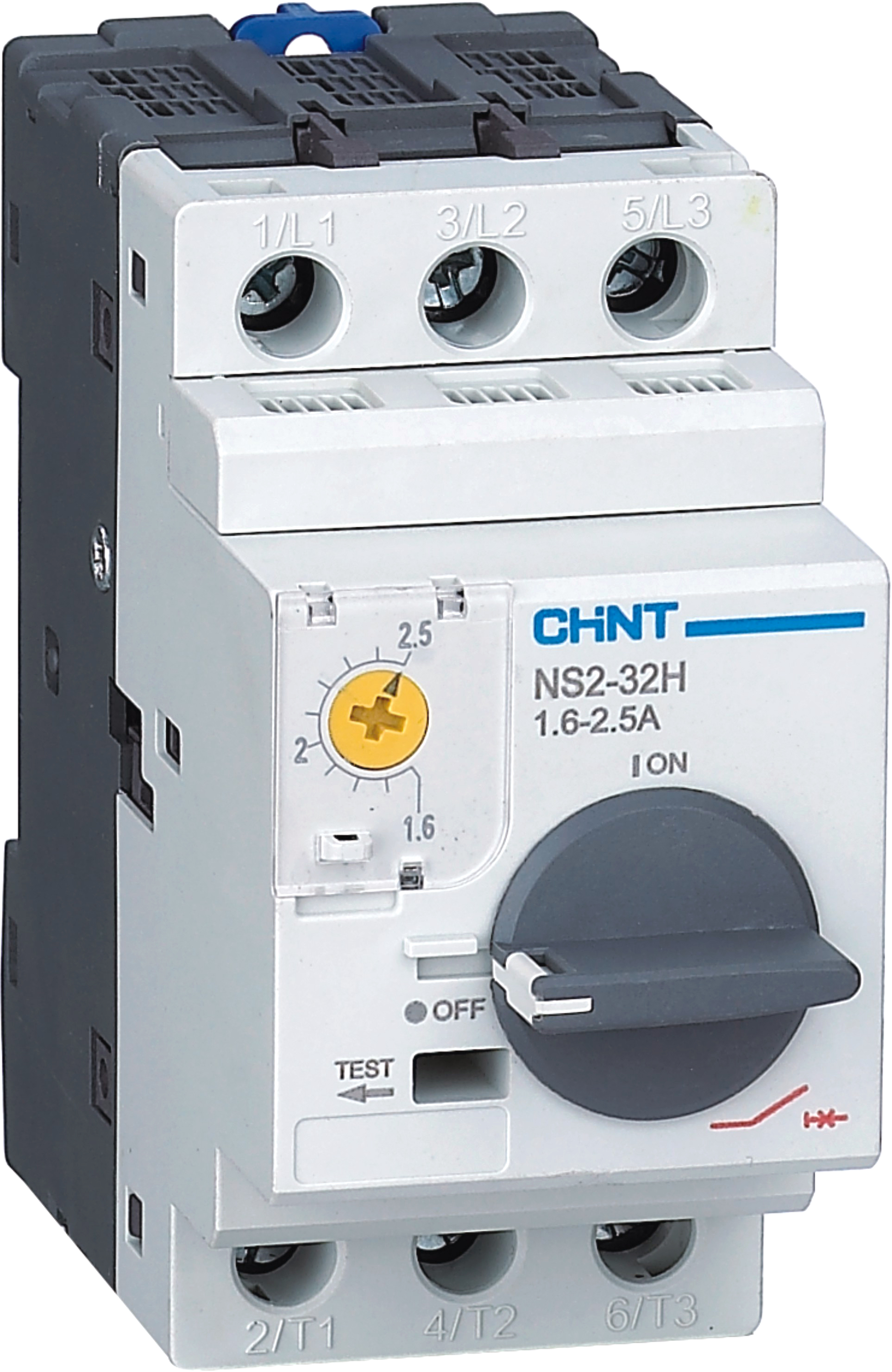 Chint NS2-80 3-Pole Manual Industrial Motor Starter Copper Plastic Thermal Overload Short-Circuit Phase Failure Protection 50kA
