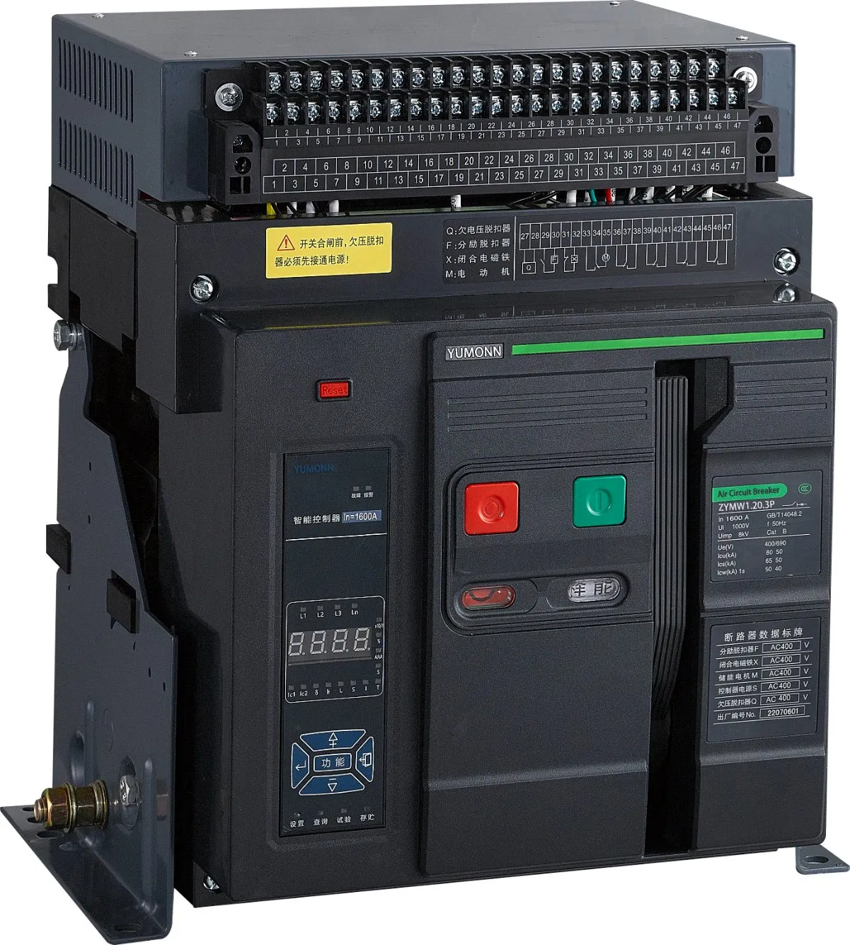 400VAC/690VAC Acb Air Circuit Breaker Draw-out Type Fixed Type