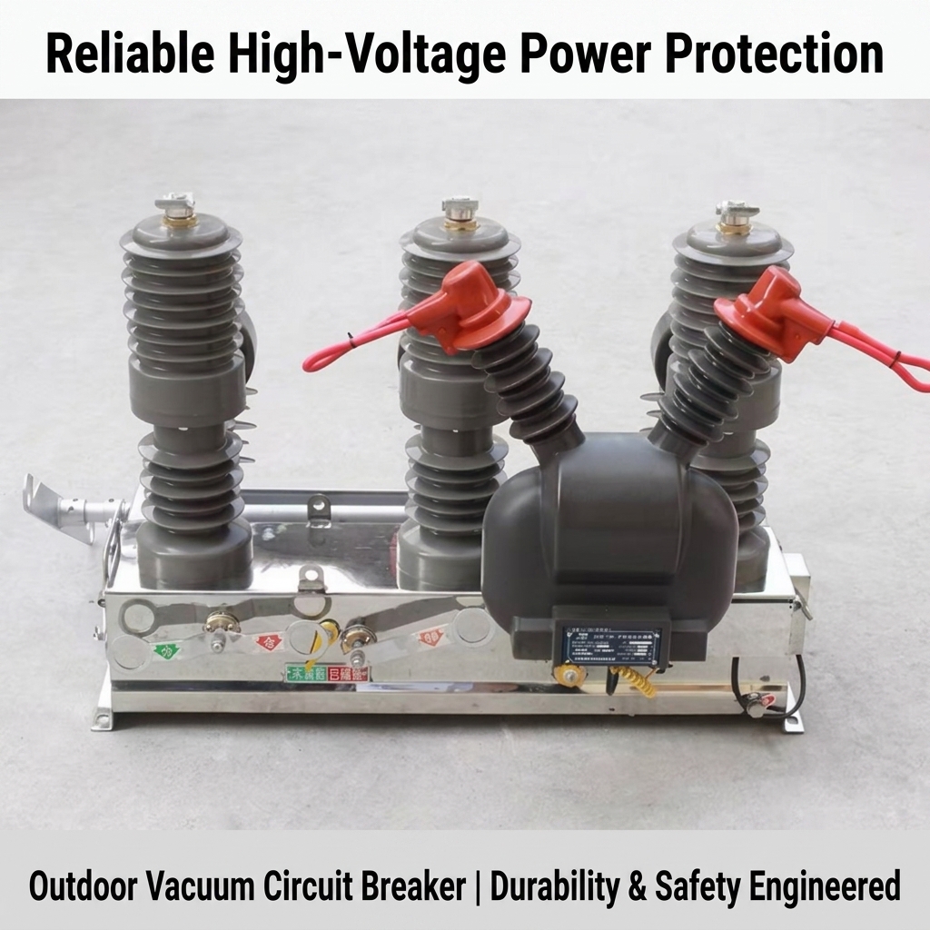 Customized ZW32-12 Series 3-Phase AC High-Voltage Pole-Mounted Vacuum Circuit Breaker, Automatic Recloser Equipped with Electric