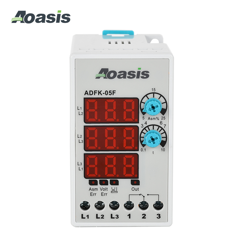 A DFK-05F Digital, Asymmerty Adjustable, Phase Sequence, Phase Failure Relay