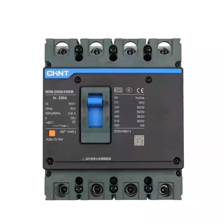 Chnt MCCB Nxm-250s/4300b 250A Molded Case Circuit Breaker
