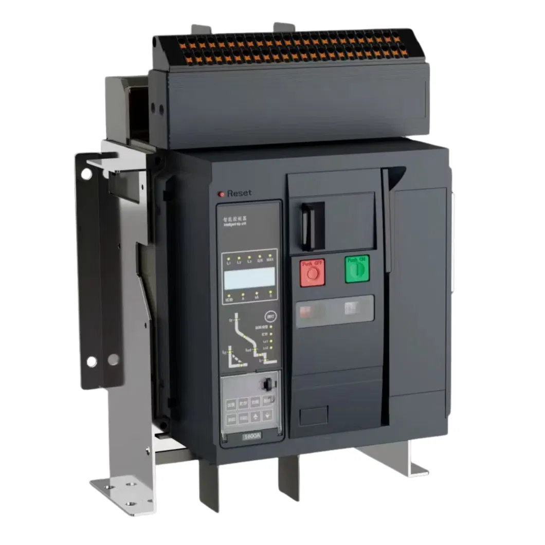 Frame-Mounted Molded Case Integrated Circuit Breaker Electric M-Type Controller 4p 1600A Replaces Molded Case Circuit Breaker Ns800