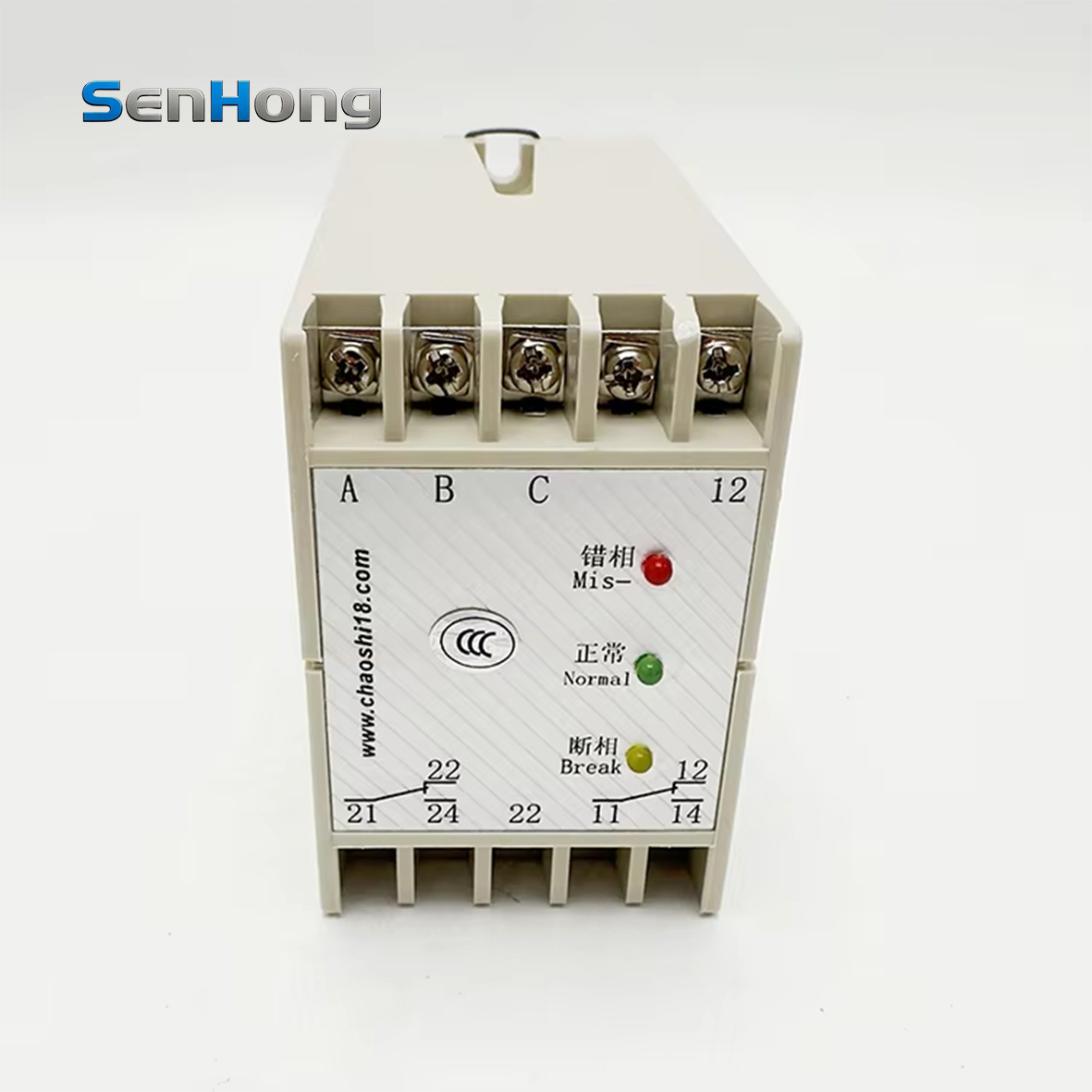 Elevator Parts Phase Failure Relay ABJ1-122 ABJ1-122X ABJ1-12W ABJ1-12WX for Elevator 3 Phase Power Monitoring Module