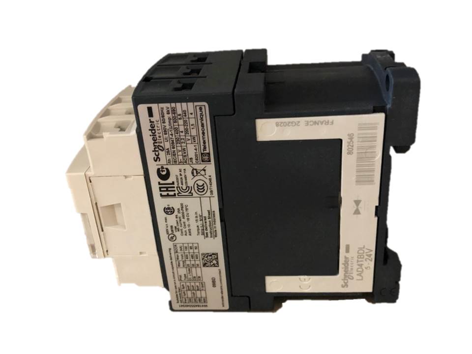 Hot Sales LC1D09BD 9A 250A 24VDC 3P DC Magnetic Contactor IP20 Rated 1NO+1NC Contacts