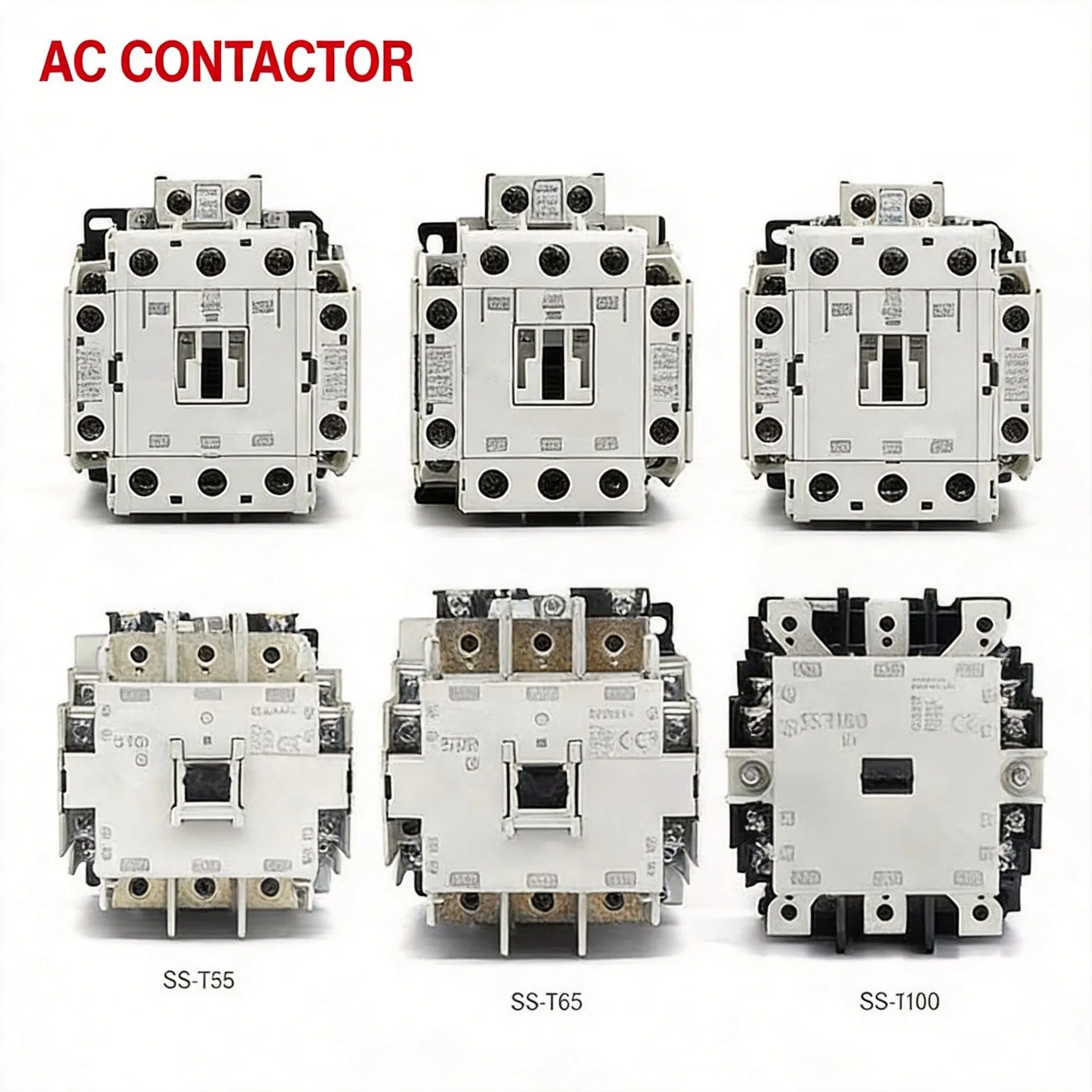 Ss-N18 New 3p 18A AC Contactors Silver Point AC Contactor