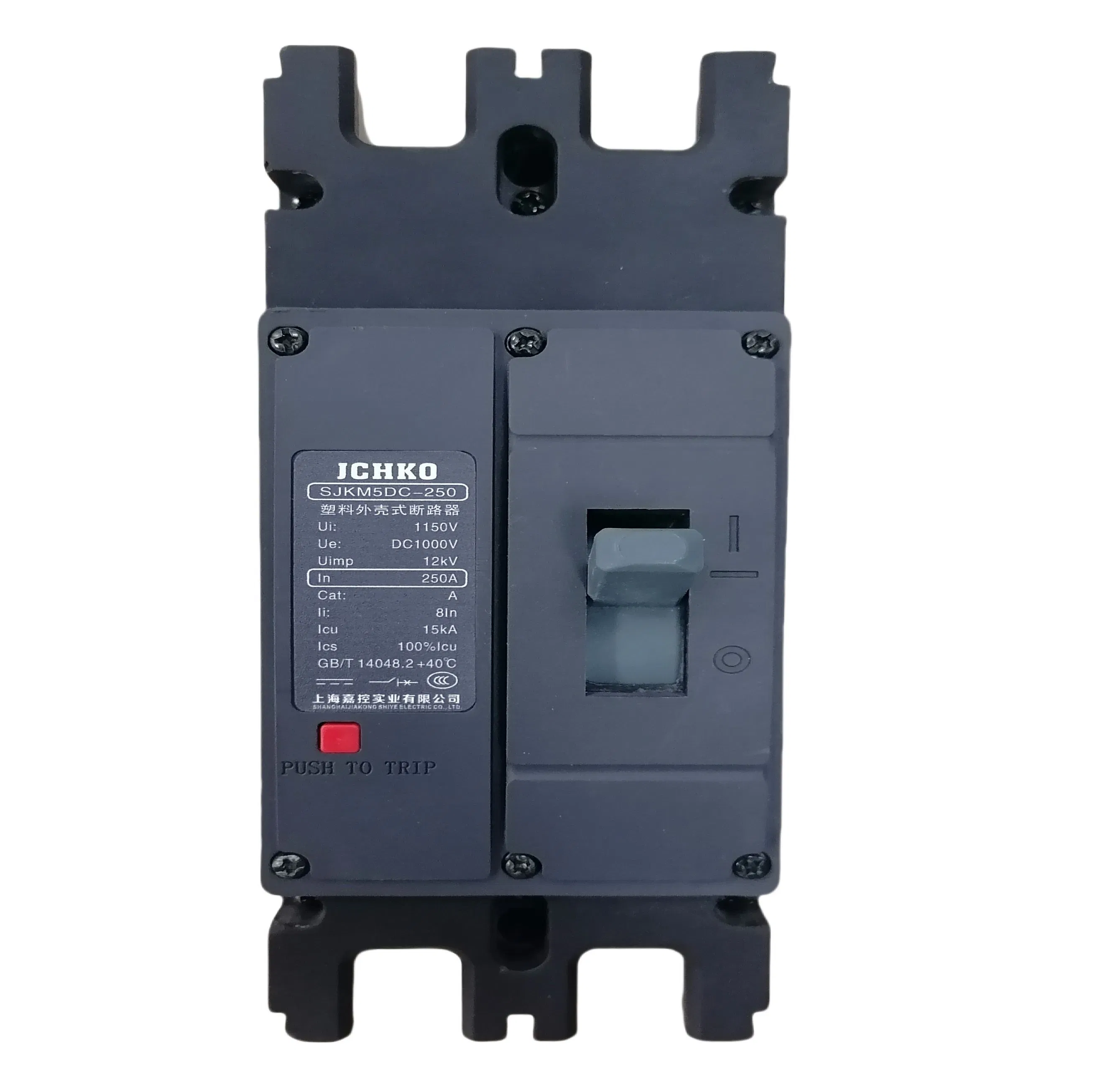 0272 Sjkm5 DC1500V 250A Direct Current Molded Case Circuit Breaker MCCB