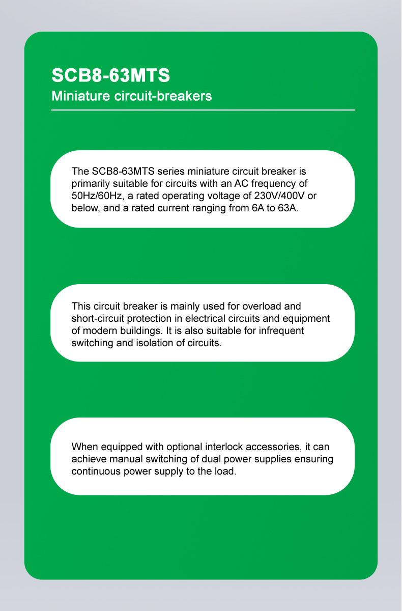 Solar MCB Circuit Breaker Catalog Details 3
