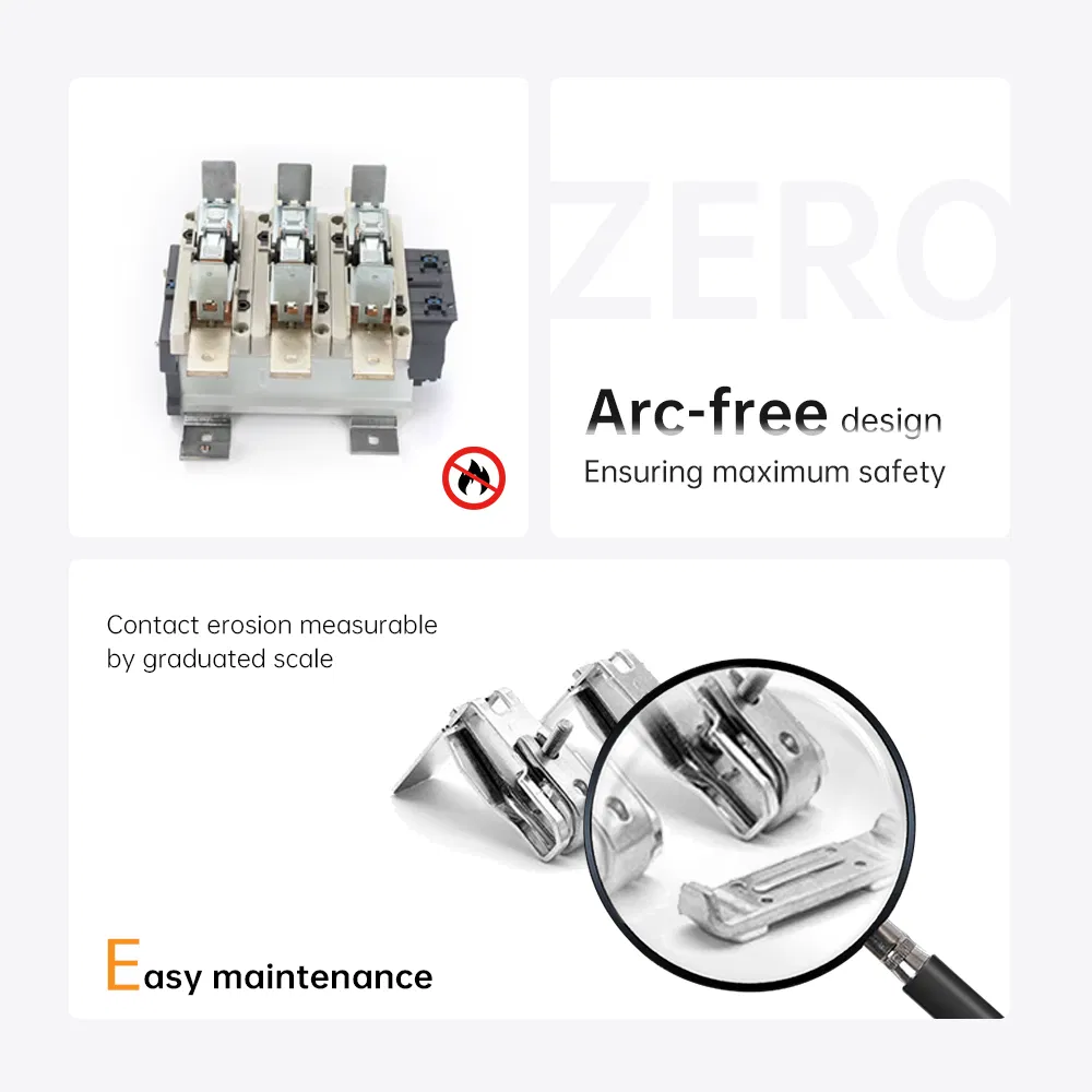 LC1 F Series 225A AC Contactor Magnetic Starter 3-Phase with Mechanical Interlocking 30 Years Experience Manufacturer