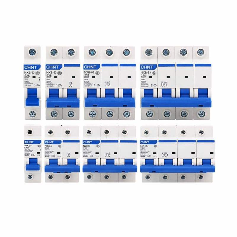 Chint NXB-63 Miniature Circuit Breaker 1P 2P 3P 4P Variants C1 C2 C3 C4 C6 C10 C16 C20 C25 C32 C40 C50 C63 CHINT NXB-63