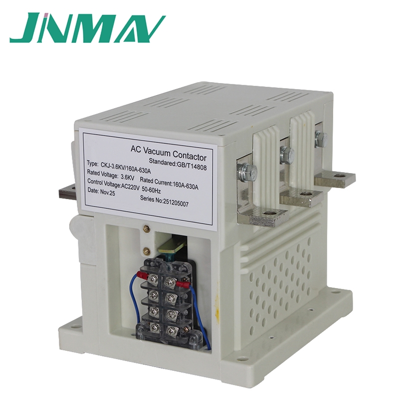 CKJ-3.6KV/160A-630A 3-phase Low Voltage Vacuum Contactor 3P 220V Electric Contacor