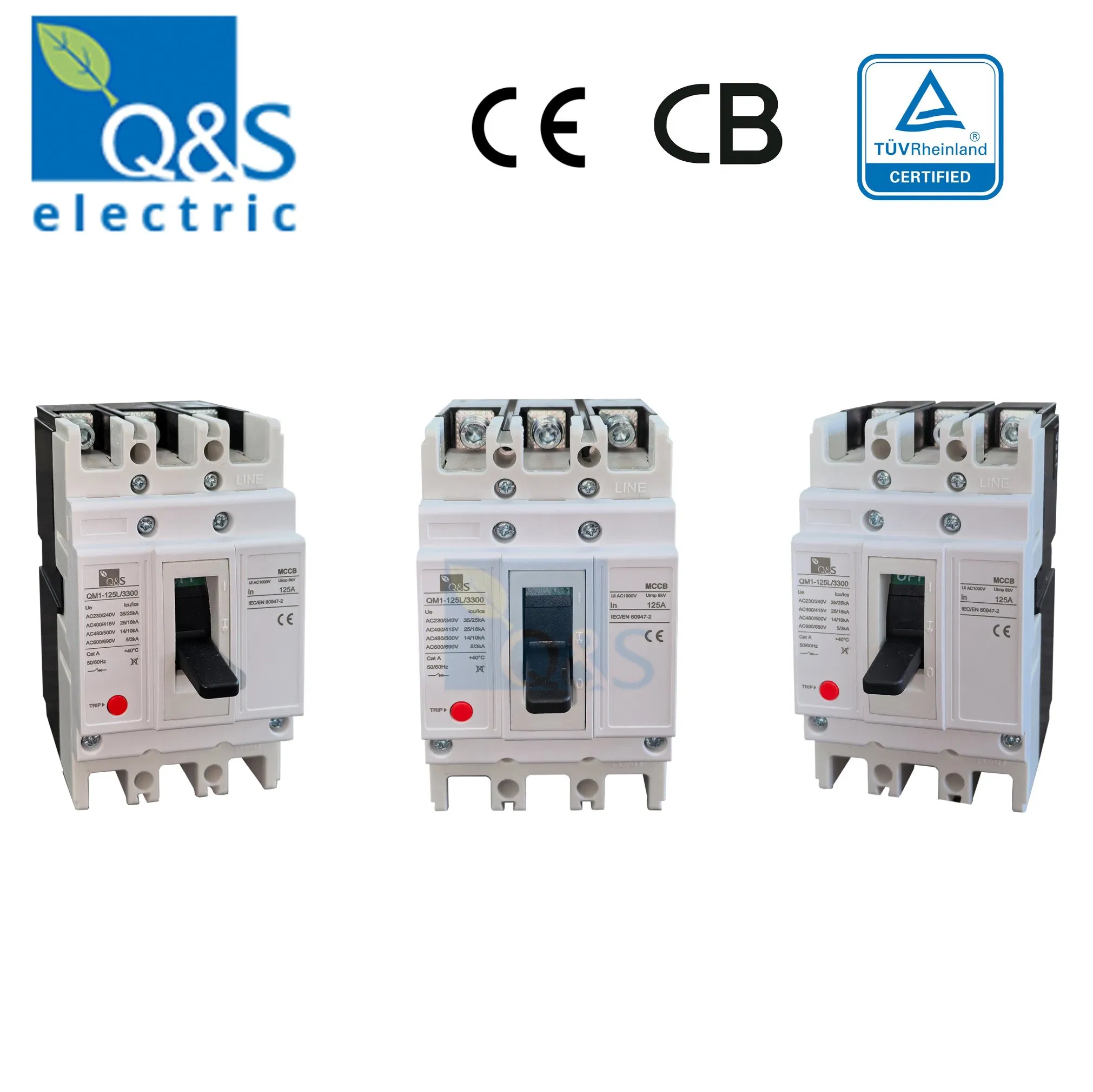 Compact Design Molded Case Circuit Breaker for Space Efficient Panel Installation