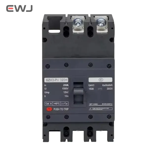 500V 800V 1000V Wall Mounted Air MCCB Molded Case Circuit Breaker