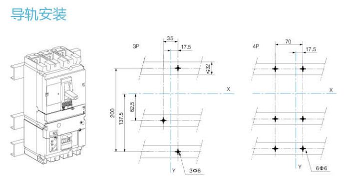 CNSV MCCB Compact Molded Case Circuit Breaker Image 4