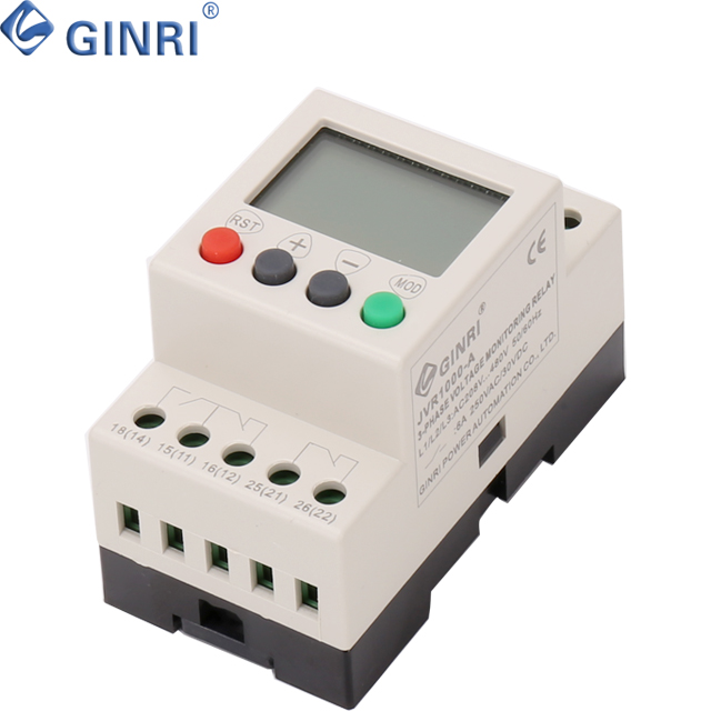 JVR1000-A Phase Failure Phase Loss Three-phase Under and Over Voltage Voltage Relay