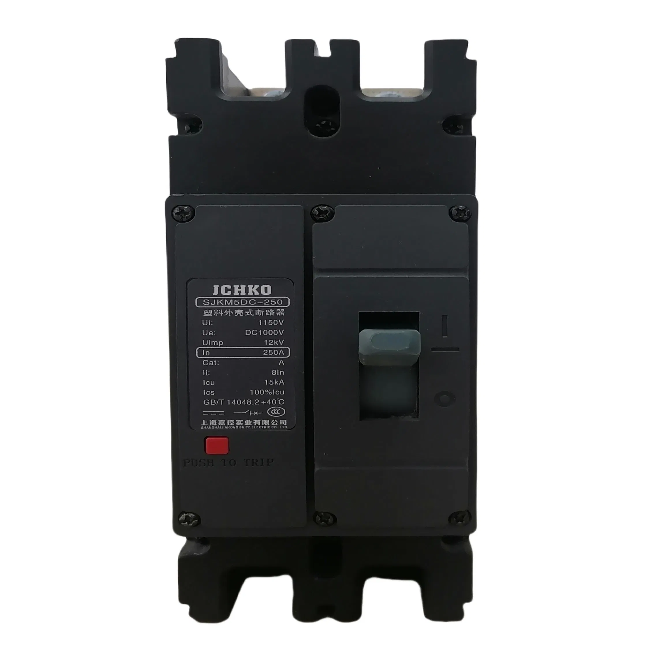 0272 Sjkm5 DC1500V 250A Direct Current Molded Case Circuit Breaker MCCB