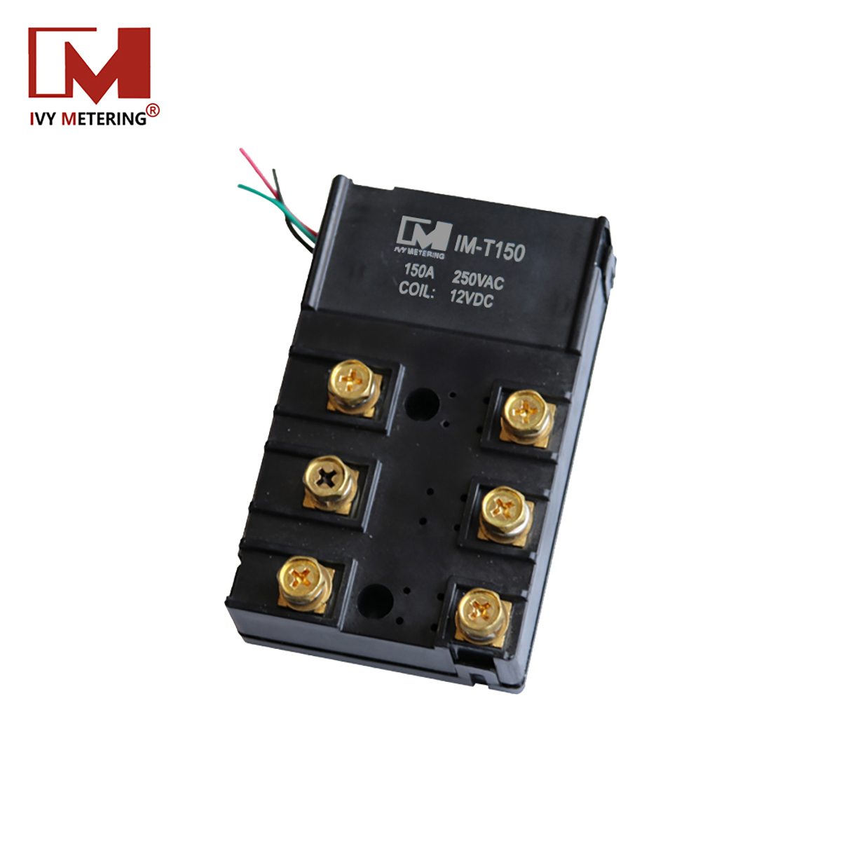 IVY IM-T150 150A 250VAC 3PST 12V 24V 48VDC 3 Pole Power Latching Relay With Auxiliary Contact