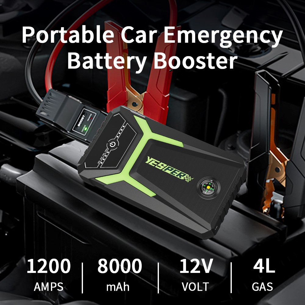 Yesper Armor Mini 3 Hot Sale 12V 8000mAh Cheap Price Jump Starter With Compass For Car Booster Starter Jump