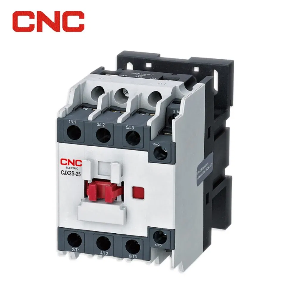 CNC New Design 9A 12A 18A 25A 32A 38A 40A 50A 65A 80A 95A 3p AC Electric Contactors 3 Pole Magnetic Contactor