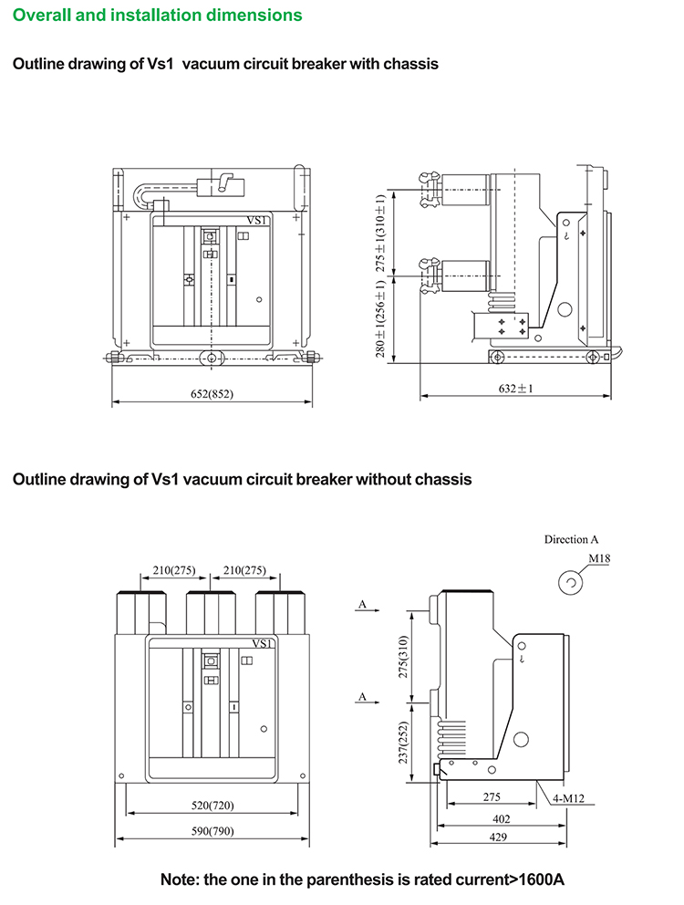 Best Quality Promotional Vd4 Vacuum Circuit Breakers