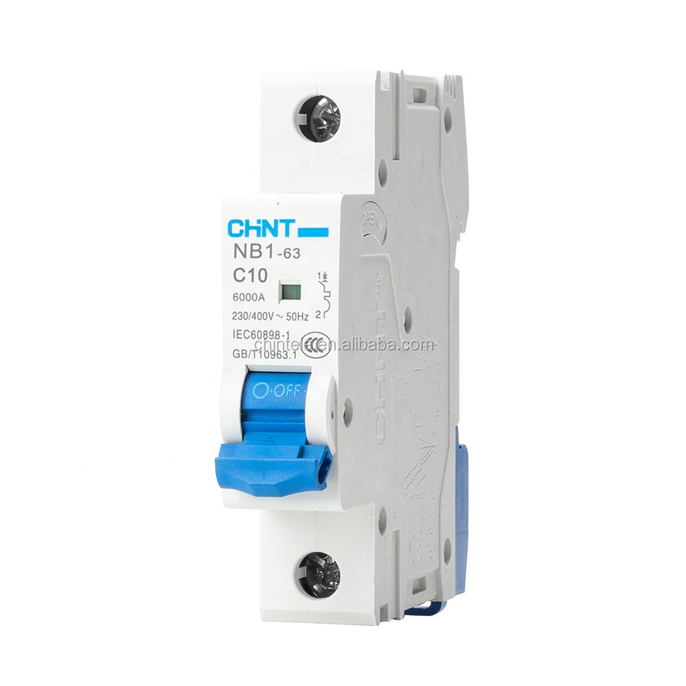 China Manufacturer Professional Sale CHNT CHINT Mcb Electrical Miniature Circuit Breakers 16a 63a 220v 1P 2P 3P 4P Disyuntor