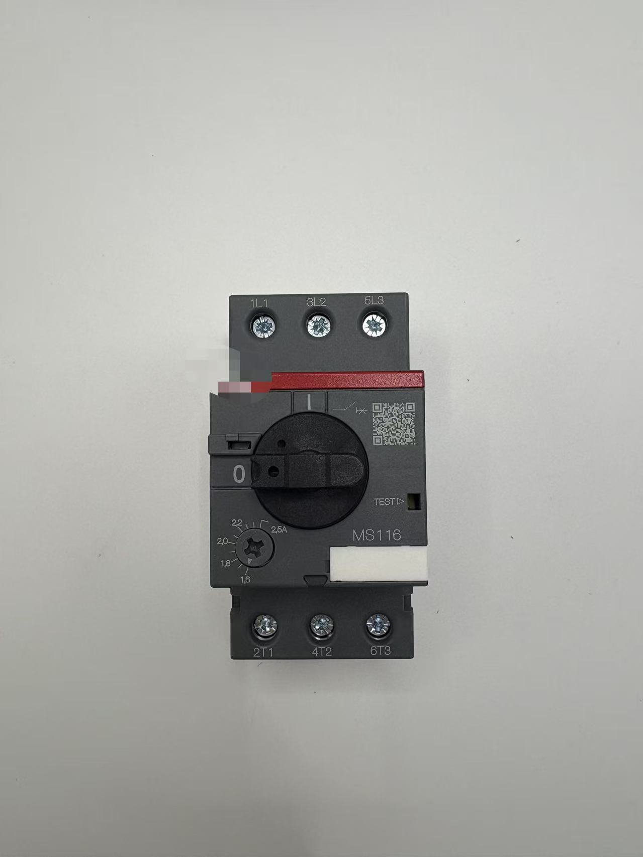 MS116-2.5 Manual Motor Starter with 1.6-2.5 a Capacity 1SAM250000R1007 for PLC Programming and Industrial Control