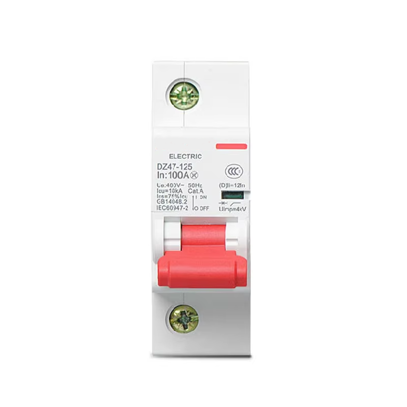 Mini Circuit Breakers DZ47s 3P 2-Pole 25A Rated Current Miniature Circuit Breaker with LI Protection
