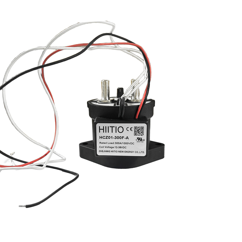 HCZ01-300F UL CE Approved High Load Current High Voltage DC Contactor Relay 1000V 300A 12-36V Magnetic Coil EV Contactor
