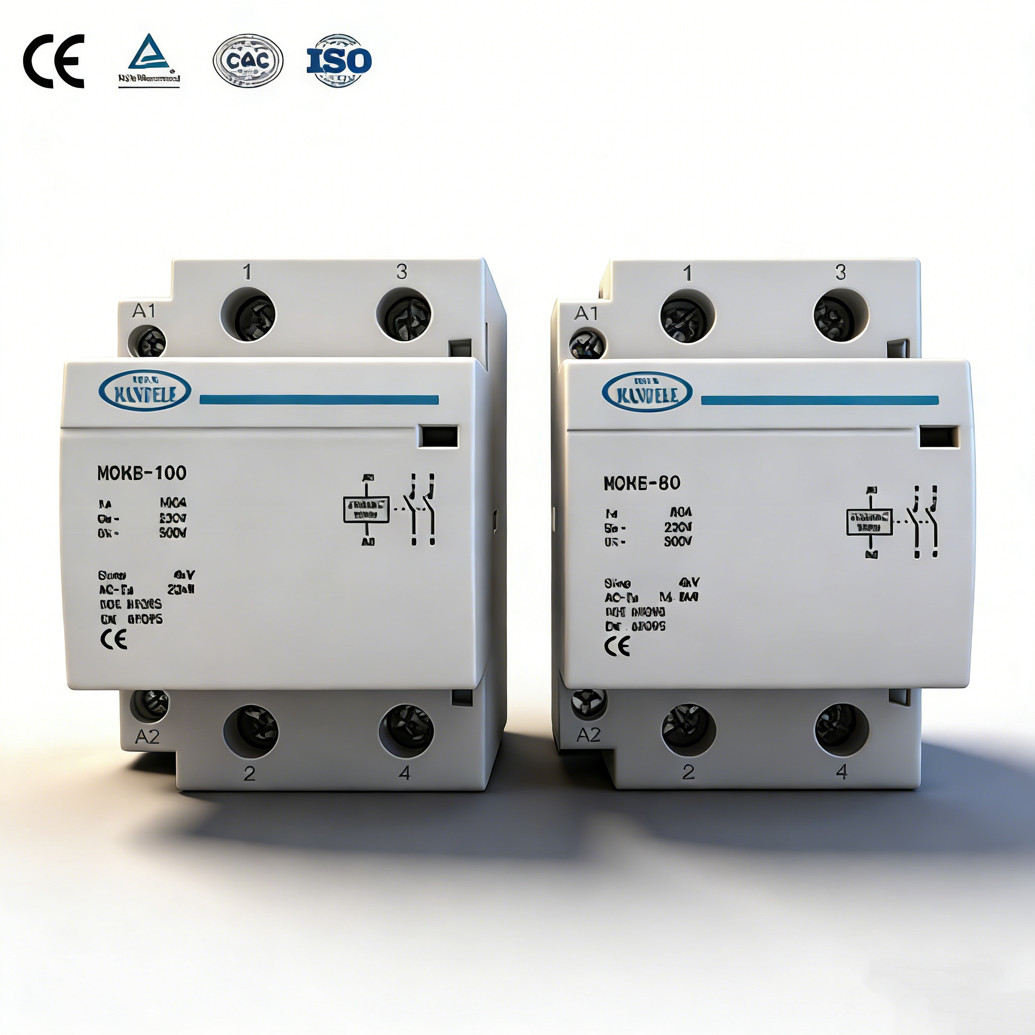 Magnetic DIN Rail AC Contactor Home Use Modular AC Contactor 220v 2-4p Contactor Ac Contactor Price