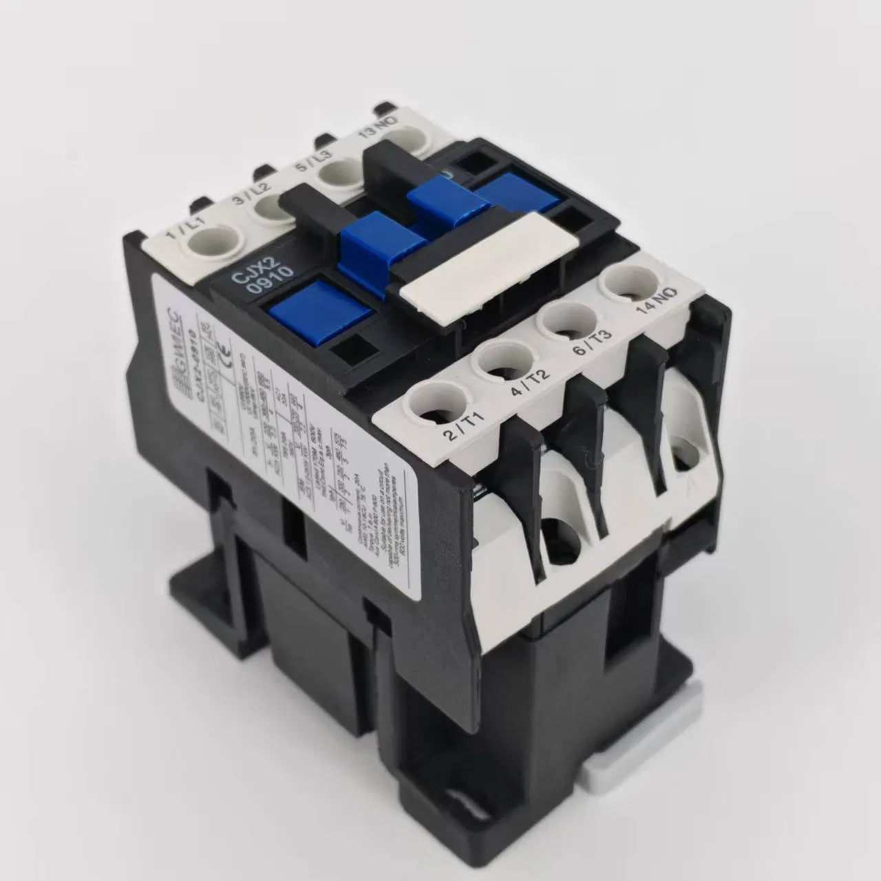 Cjx2-0910 AC Contactor 9A 1no 1 Nc 220V 380V Gwiec Company Electrical 1 3 Phase Single-Phase Power Magnetic Telemecanique Electric