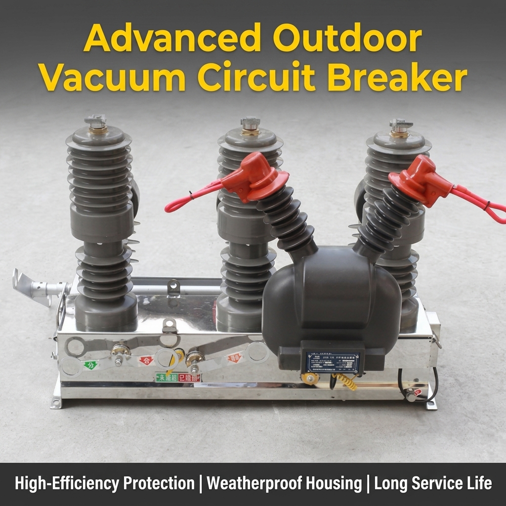 Customized ZW32-12 Series 3-Phase AC High-Voltage Pole-Mounted Vacuum Circuit Breaker, Automatic Recloser Equipped with Electric