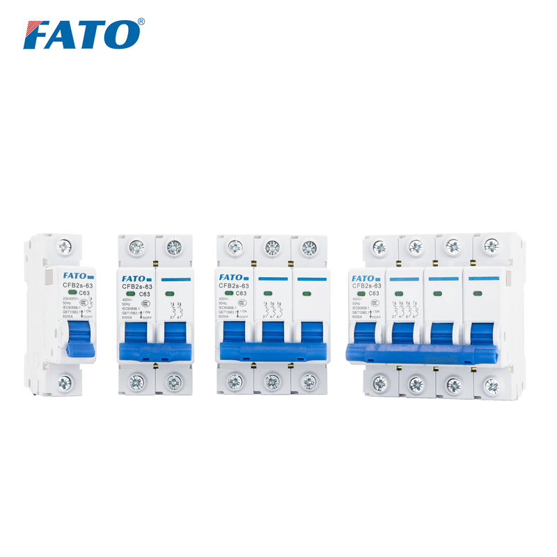 FATO MCB Electrical Miniature Circuit Breaker Overloads and Short Circuits Protection