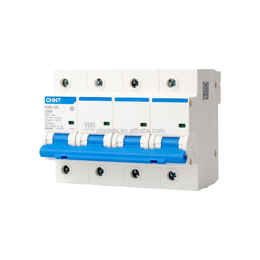China Manufacturer Professional Sale CHNT CHINT Mcb Electrical Miniature Circuit Breakers 16a 63a 220v 1P 2P 3P 4P Disyuntor