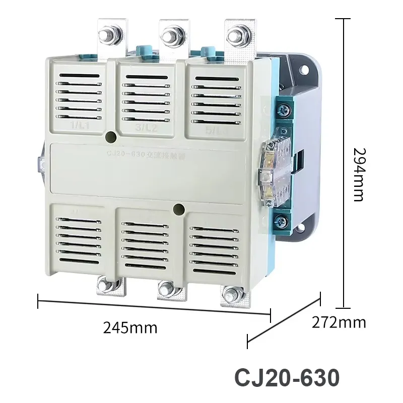 AC Contactor Cj20 Full Silver Three-Phase 380V