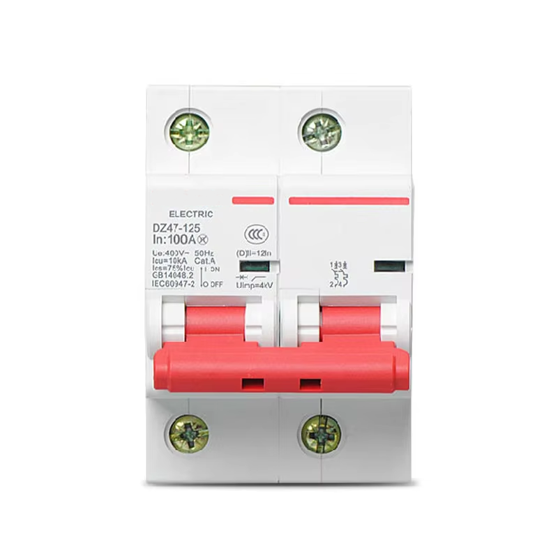 Mini Circuit Breakers DZ47s 3P 2-Pole 25A Rated Current Miniature Circuit Breaker with LI Protection