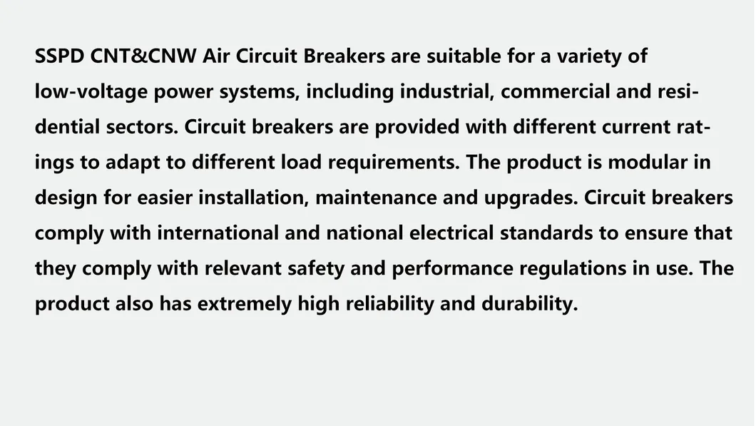 Sspd Nt 1600A Air Circuit Breaker 3p Fixed Type Acb Low Voltage Industrial Circuit Breaker