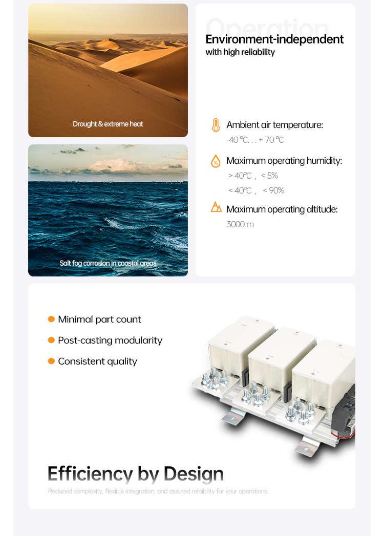 LC1 F Series 225A AC Contactor Structure