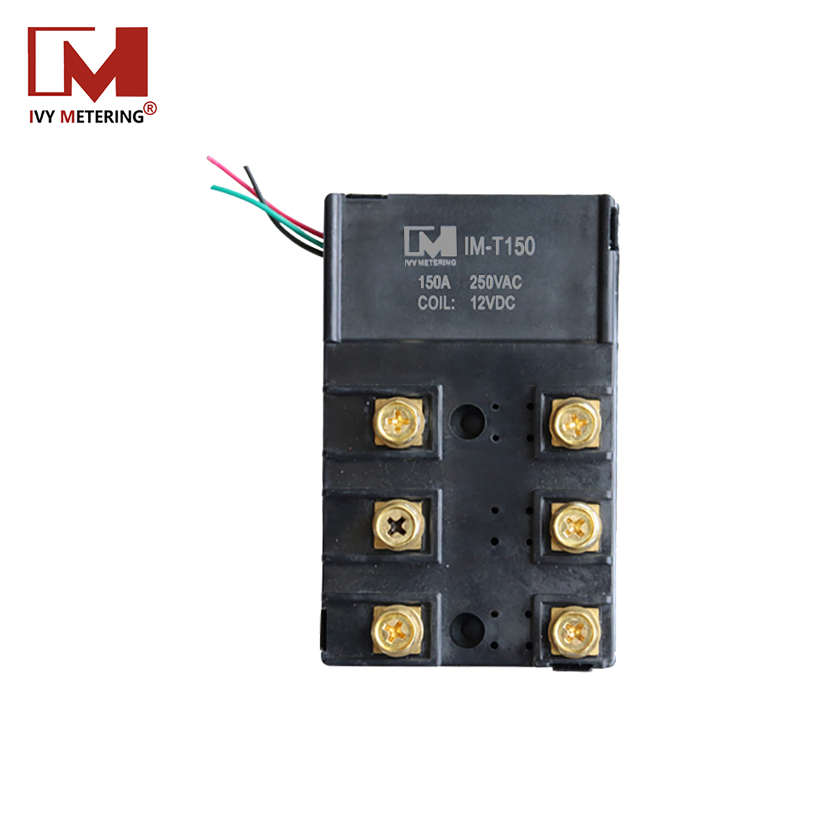 IVY IM-T150 150A 250VAC 3PST 12V 24V 48VDC 3 Pole Power Latching Relay With Auxiliary Contact