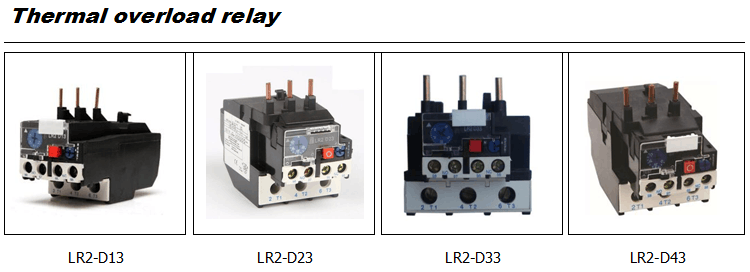 Thermal Overload Relay Dimensions
