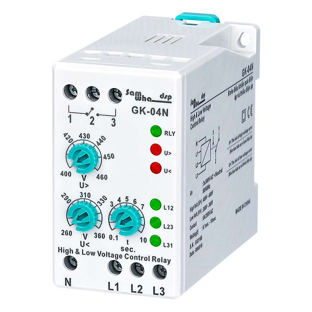 Phase Failure Analogue Adjustable Voltage Protection Numeric Phase Failure Relay Protection (with Neutral Wire)
