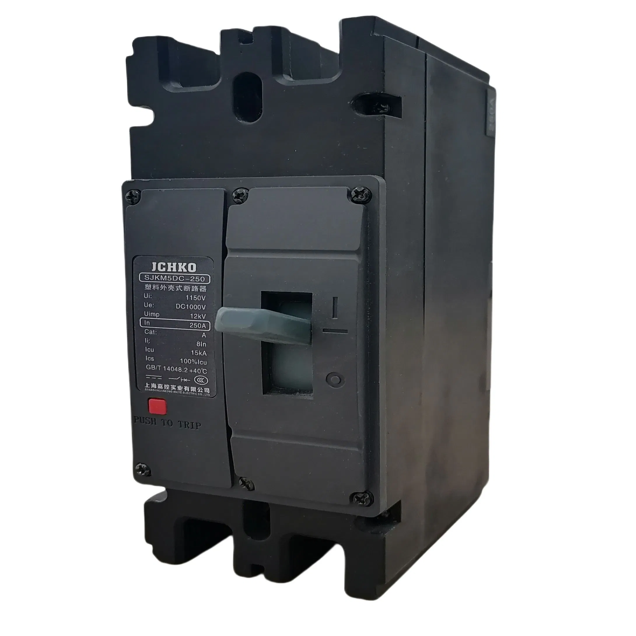 0272 Sjkm5 DC1500V 250A Direct Current Molded Case Circuit Breaker MCCB