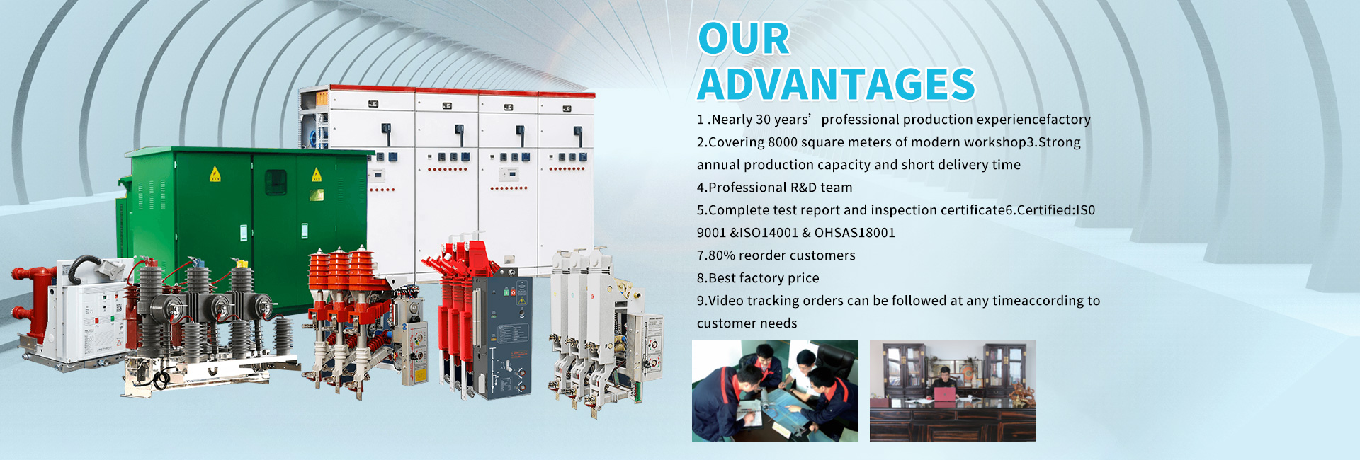 Vacuum Contactor Switch 10KV 15KV 630A 16KA Latching Type VS1-12KV Model Single/Three Phase 50/60Hz