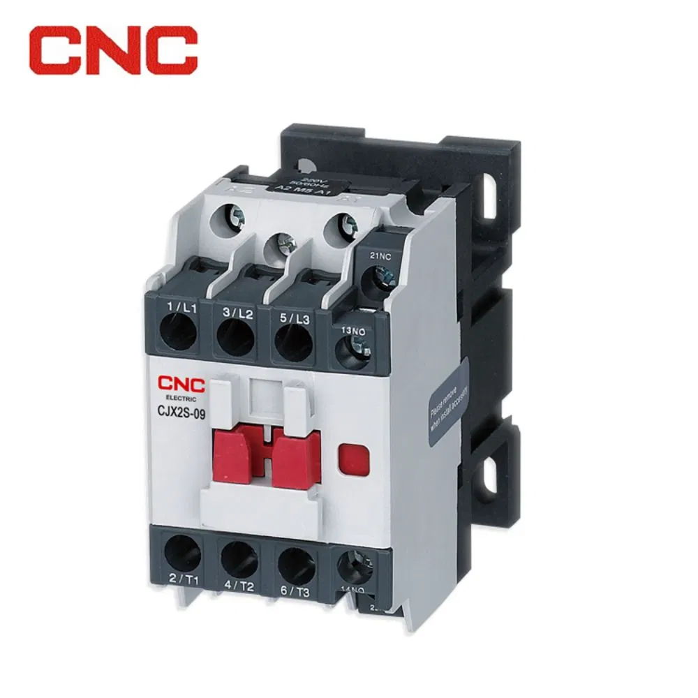 CNC New Design 9A 12A 18A 25A 32A 38A 40A 50A 65A 80A 95A 3p AC Electric Contactors 3 Pole Magnetic Contactor