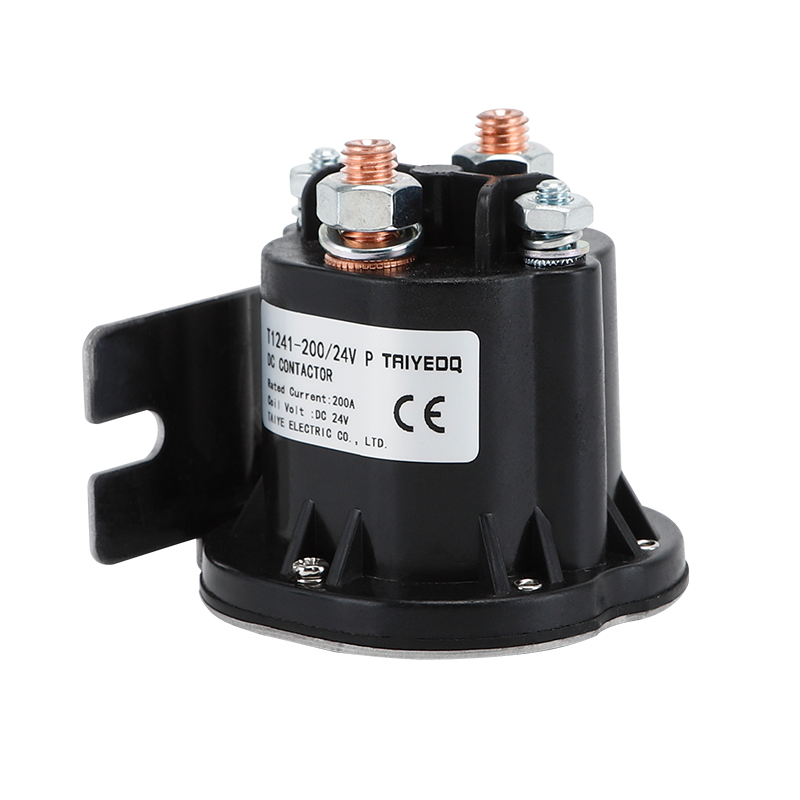 12V/24V/48V 200A 1NO 1 Phase DC Contactor T1241-200 for Battery Trucks Electric Forklifts Winches &amp; Vehicles